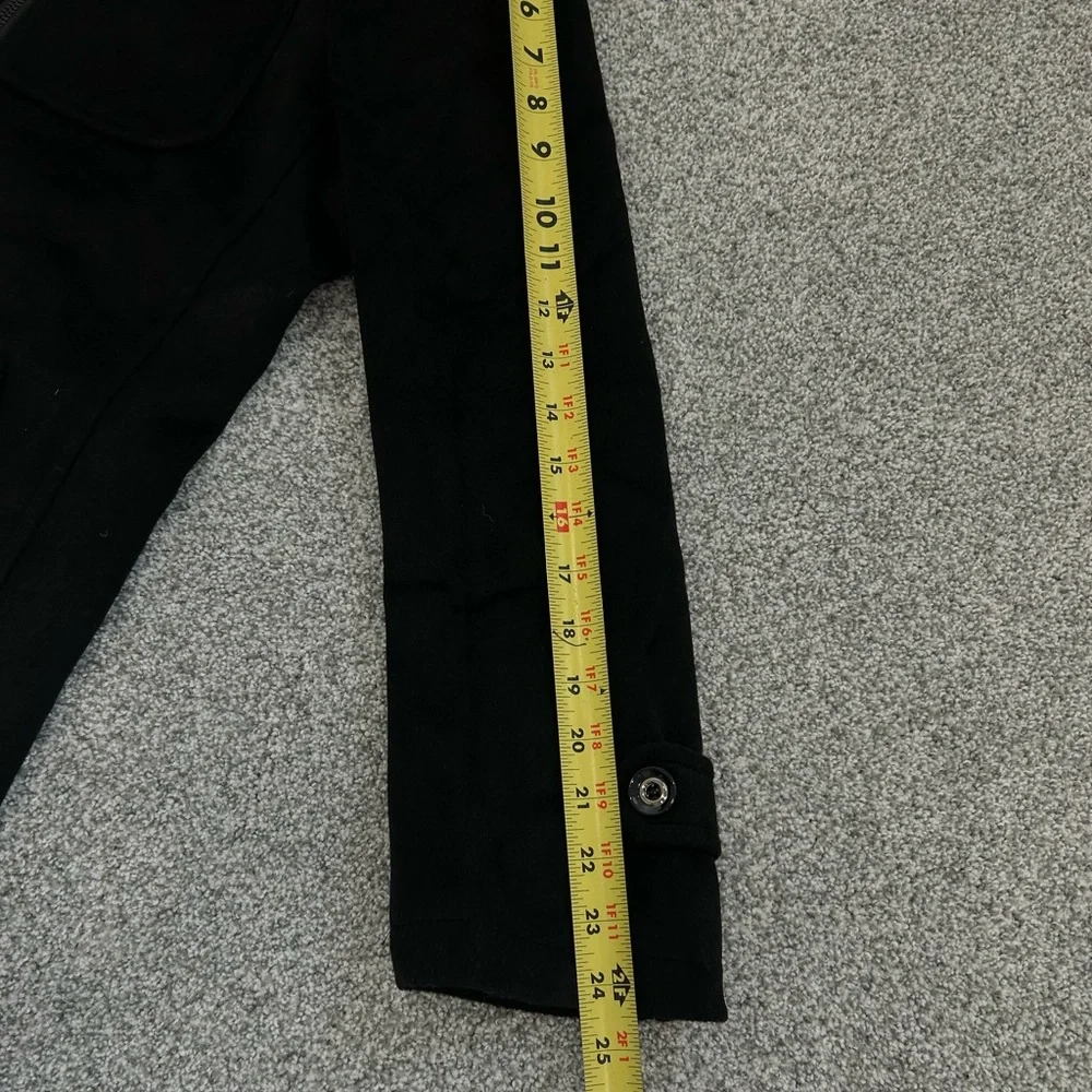 Men’s Wool/Polyester Blend Black Coat - Picture 15 of 15